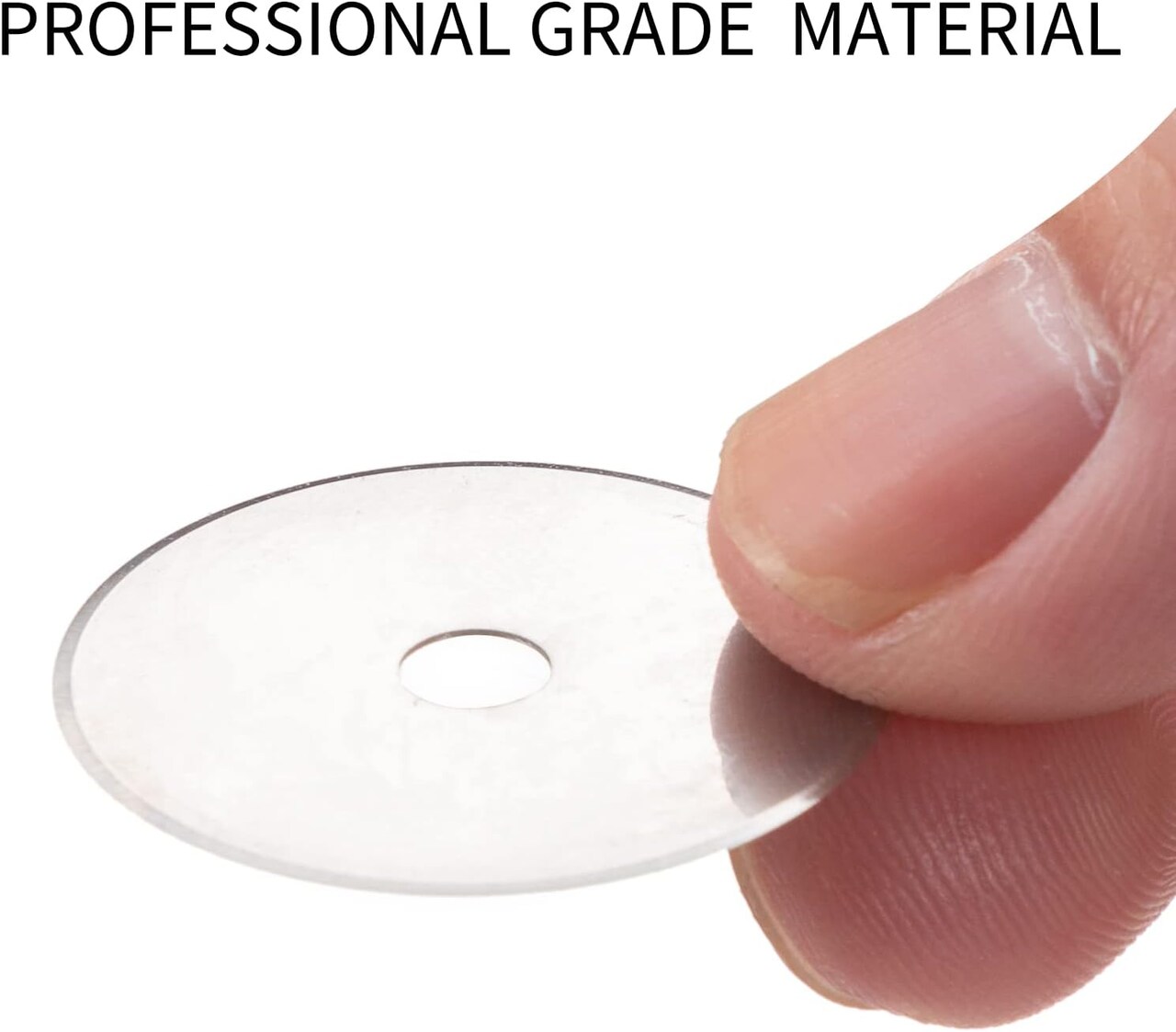 45mm Rotary Cutter Blades - 10 Pack Replacement Blades - Sharper Blades Have Better Cutting Effect, Great for Sewing, Quilting Supplies, Fabric and Crafts (Round Hole-45mm)